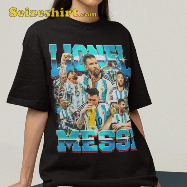 Lionel Messi M10 Vintage Tee Shirt