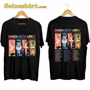 Love Hate Music Box Rainbow Kitten Surprise Tour Shirt