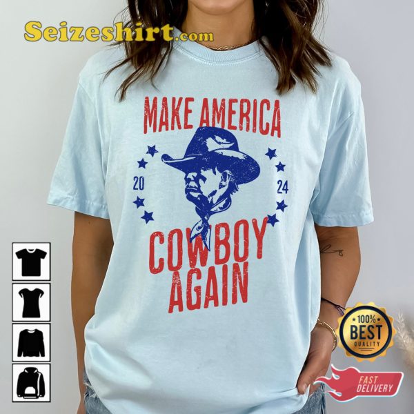 Make America Cowboy Again Trump Shirt