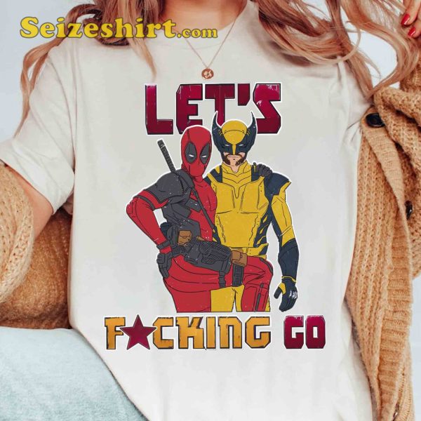 Marvel X-men Deadpool And Wolverine Funny Shirt