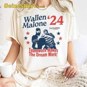 Morgan Wallen And Post Malone 2024 For President Funny Shirt