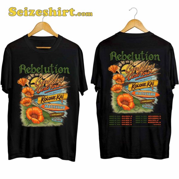 Rebelution Good Vibes Cali Tour Shirt