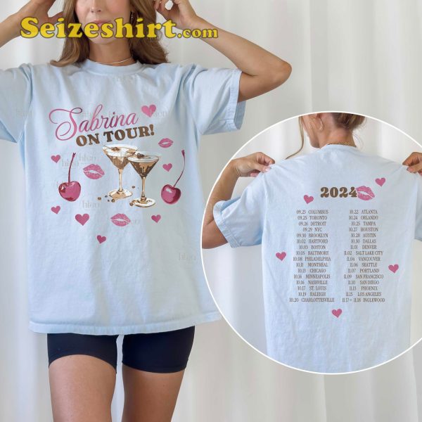 Sabrina Carpenter Short N Sweet Tour Shirt