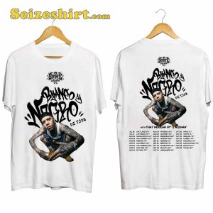 Santa Fe Klan Blanco Y Negro US Tour Shirt