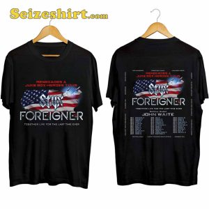 Styx And Foreigner Band Summer Tour Shirt