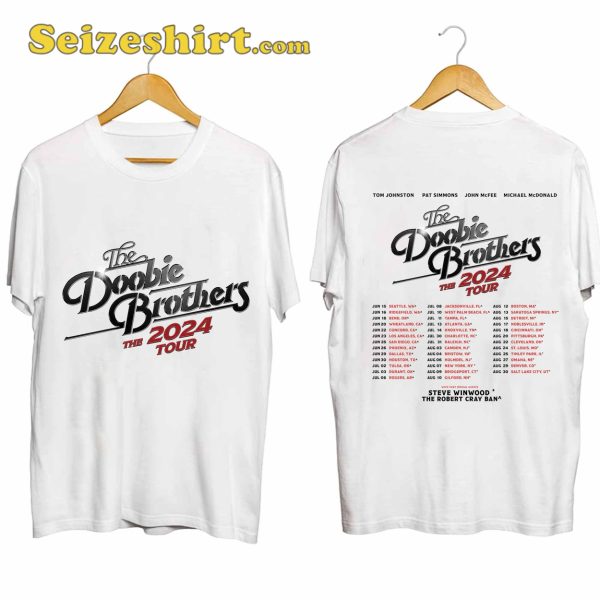 The Doobie Brothers 2024 Tour Shirt