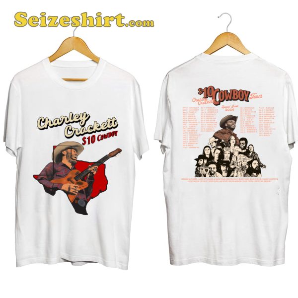 $10 Cowboy Charley Crockett Tour Shirt