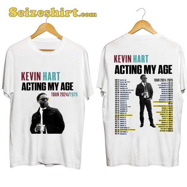 Acting My Age Kevin Hart Tour Shirt