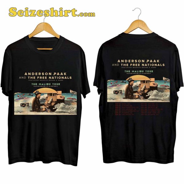 Anderson Paak And The Free Nationals Tour Shirt