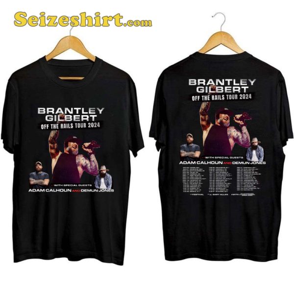 Brantley Gilbert Off the Rails Tour Shirt