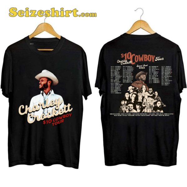 Charley Crockett $10 Cowboy Tour Shirt