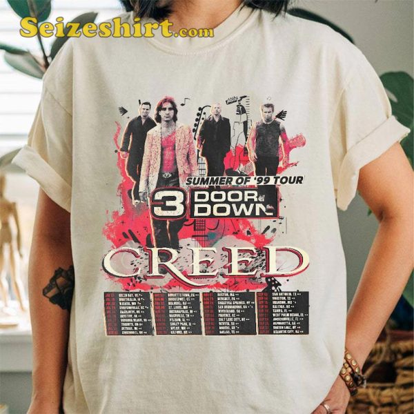 Creed Summer Of 99 Tour Shirt