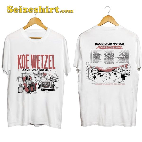 Koe Wetzel World Tour 2024 Shirt