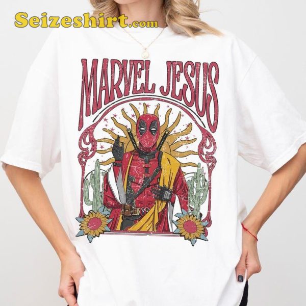 Marvel Jesus Deadpool Funny Shirt