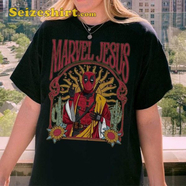 Marvel Jesus Deadpool Funny Shirt