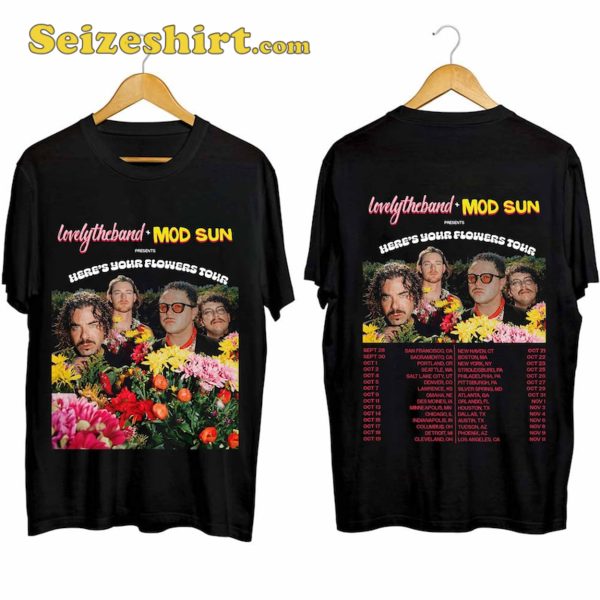 Mod Sun Heres You Flowers Tour Shirt