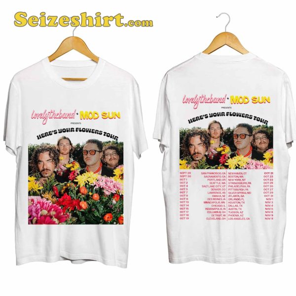 Mod Sun Heres You Flowers Tour Shirt