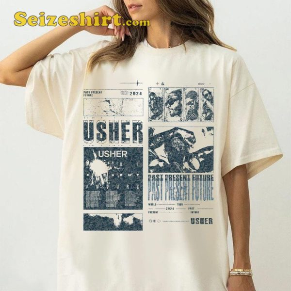 Past Present And Future Usher Tee Shirt