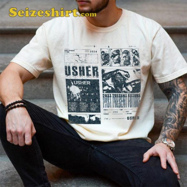 Past Present And Future Usher Tee Shirt