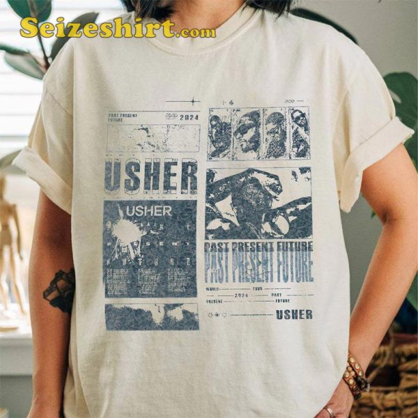 Past Present And Future Usher Tee Shirt