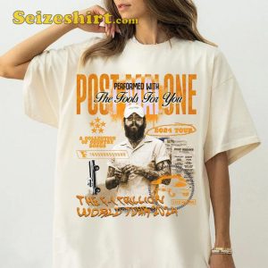 Post Malone World Tour 2024 Shirt