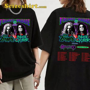 Rob Zombie And Alice Cooper Tour Shirt