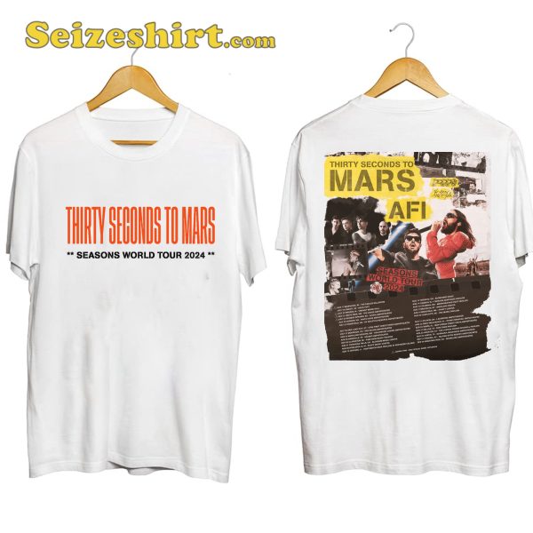 Thirty Seconds To Mars Seasons World Tour Shirt