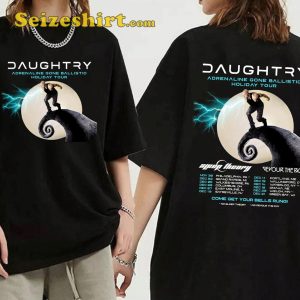 Daughtry Adrenaline Gone Ballistic Tour Shirt