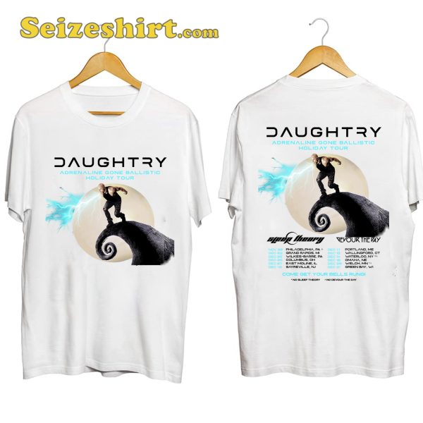 Daughtry Adrenaline Gone Ballistic Tour Shirt