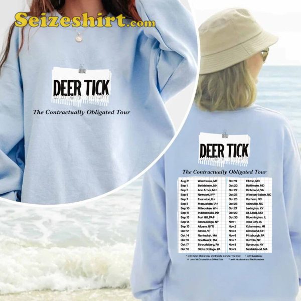 Deer Tick The Contractually Obligated Tour Shirt