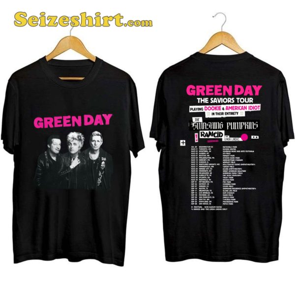 Green Day Band Tour 2024 Shirt