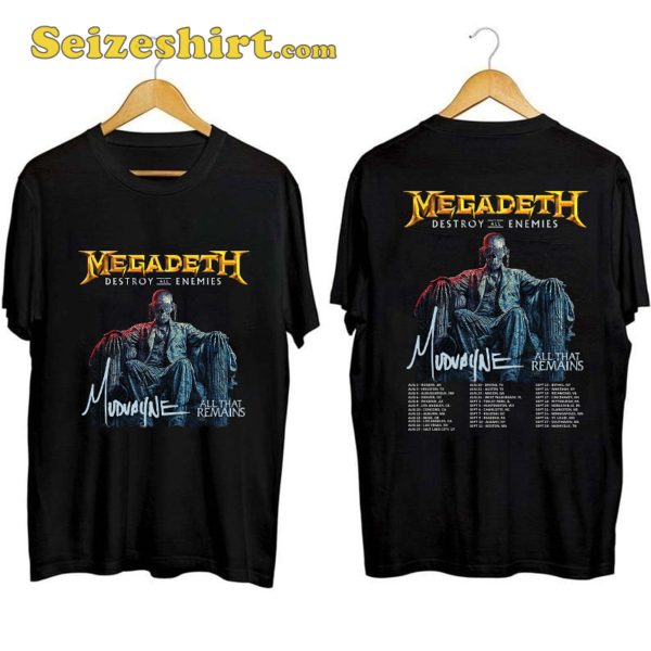 Megadeth Destroy All Enemies Tour Shirt