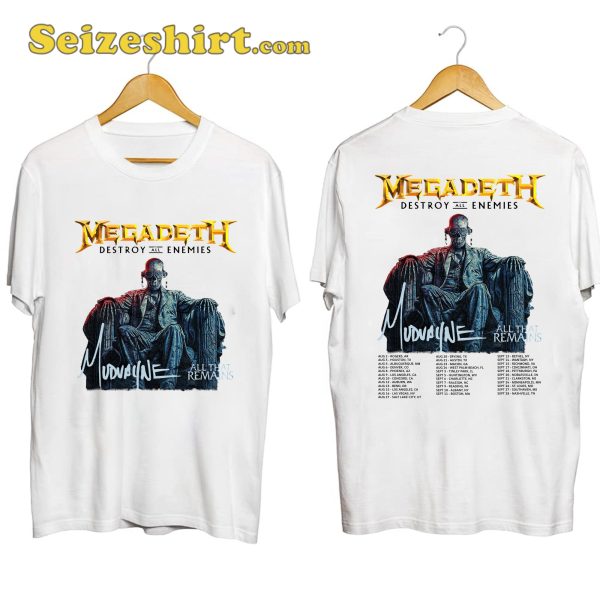 Megadeth Destroy All Enemies Tour Shirt