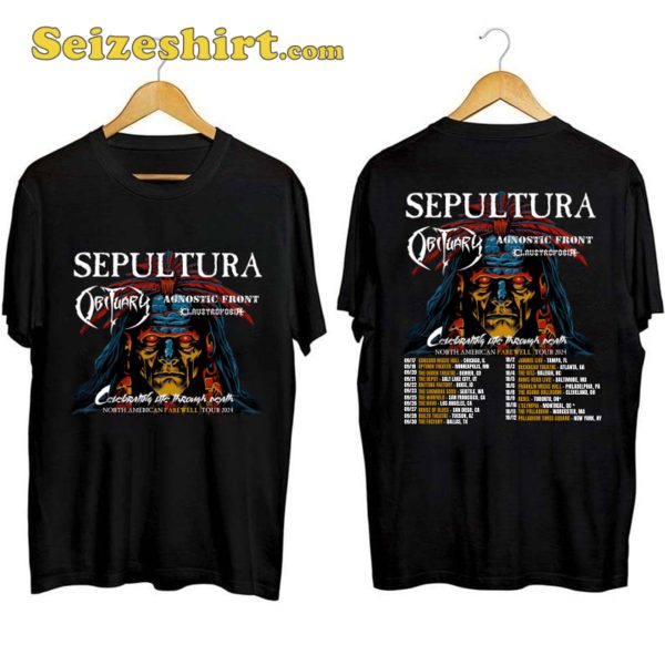 Sepultura North American Tour 2024 Shirt