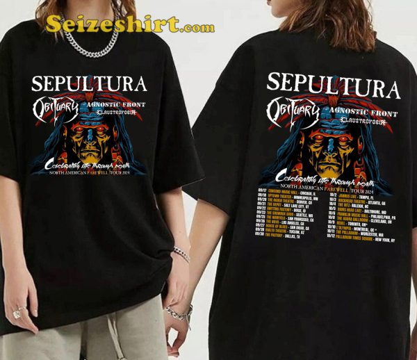 Sepultura North American Tour 2024 Shirt