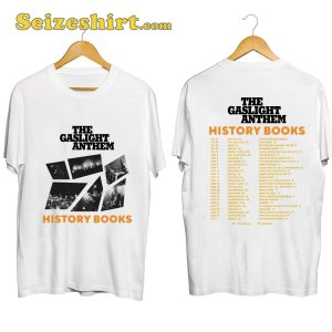 The Gaslight Anthem History Books Tour Shirt