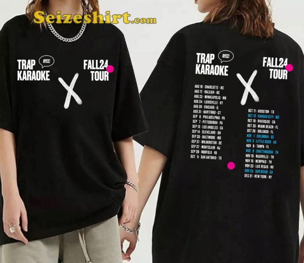 Trap Karaoke Fall Tour 2024 Shirt