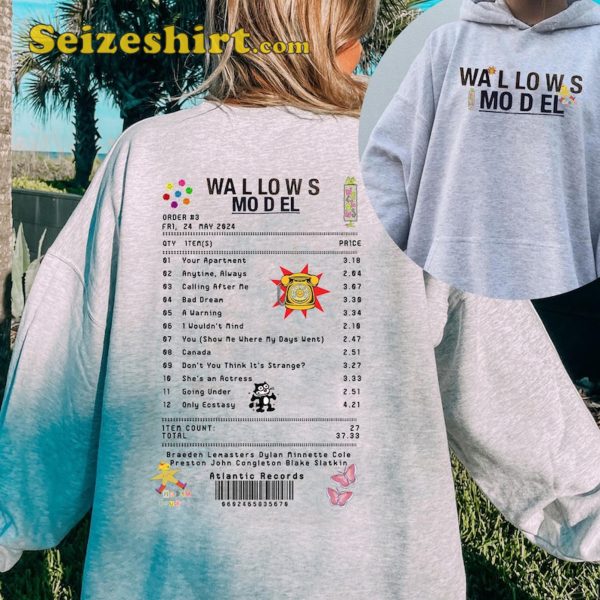 Wallows Model Album Tracklist Shirt