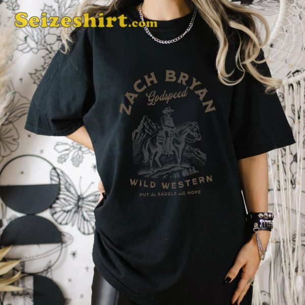 Zach Bryan Godspeed Wild Western Shirt