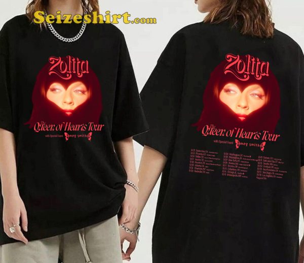 Zolita The Queen Of Hearts Tour Shirt