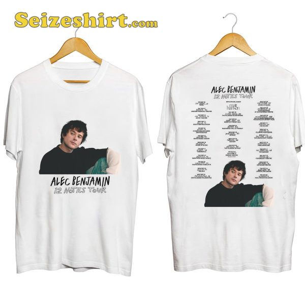 Alec Benjamin 12 Notes Tour Shirt