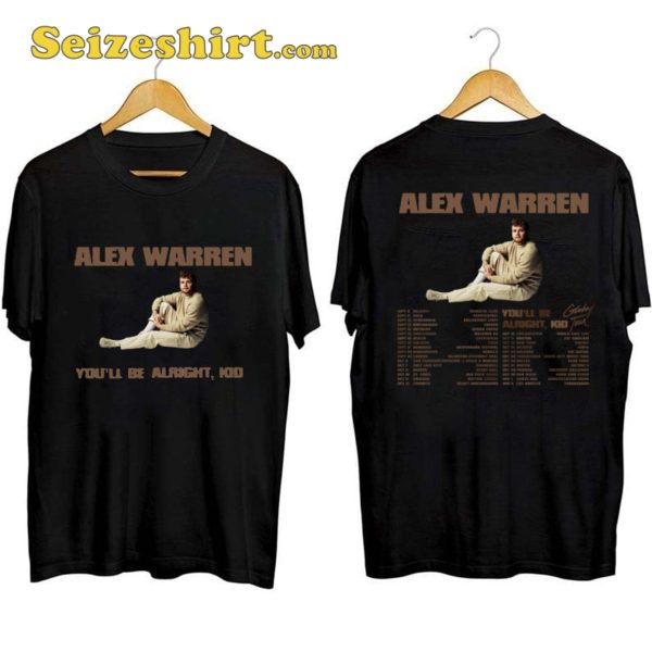 Alex Warren You’ll Be Alright Kid Tour Shirt