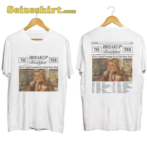 Avery Anna Breakup Over Breakfast Tour Shirt