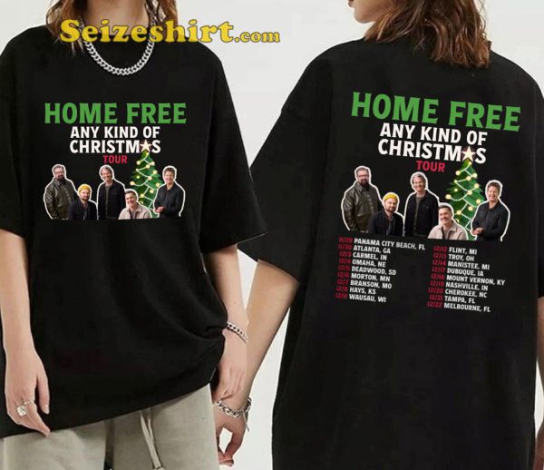 Home Free Any Kind of Christmas Tour Shirt