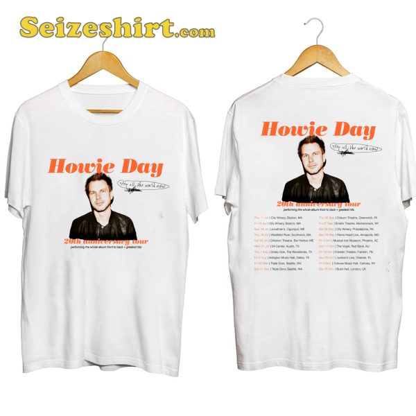 Howie Day Tour 2024 Shirt