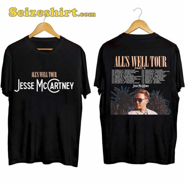 Jesse McCartney All’s Well Tour Shirt