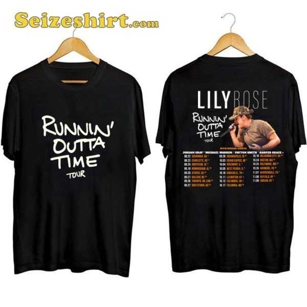 Lily Rose Runnin Outta Time Tour Shirt