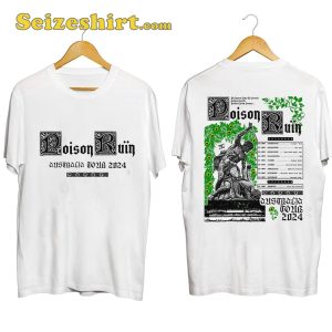 Poison Ruin Australian Tour 2024 Shirt