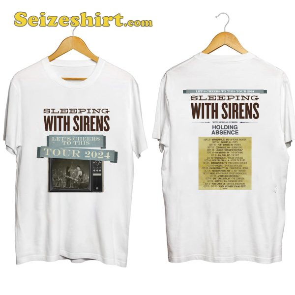 Sleeping With Sirens Tour 2024 Shirt