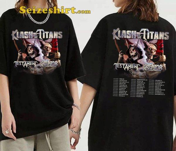 Testament And Kreator Tour 2024 Shirt